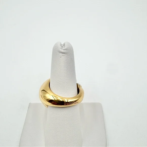 Saint Laurent Whirlwind crystal-embellished ring - Picture 3 of 8